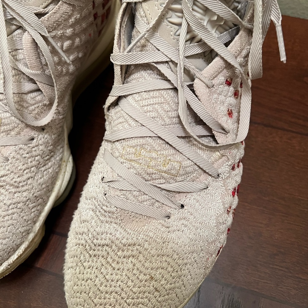 Nike LeBron XVII PRM 17 Win/Win Harlem Fashion Row Desert Sand CT3466-001 - Picture 8 of 13